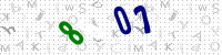Blue Captcha Image