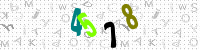 Blue Captcha Image