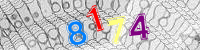 Blue Captcha Image