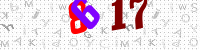 Blue Captcha Image