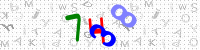 Blue Captcha Image